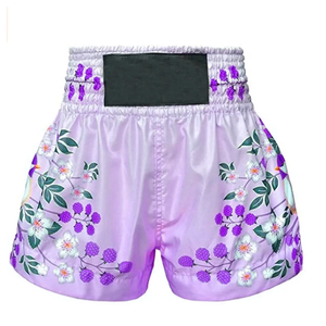 Pantalones cortos de Kick Boxing para hombre de alta calidad hechos a medida 2023, venta al por mayor, ropa de artes marciales para entrenamiento - Product Image 3