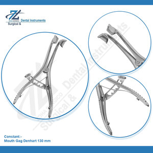 Abrebocas Quirúrgico Dental Manual Reutilizable de Acero Inoxidable Premium Denhart de 130 mm para Uso Hospitalario, Hecho en Pakistán - Product Image 4