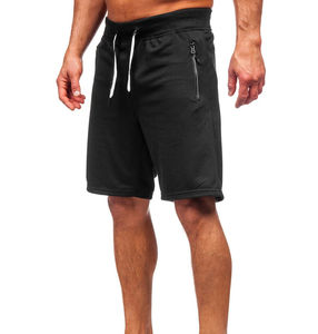 Short de survêtement pour homme 100% coton pour Gym Fitness Séchage rapide Jogging Sports Short Style décontracté Anti-rides OEM Collants de course - Product Image 4