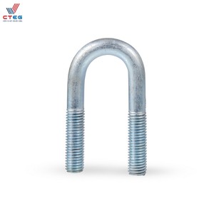 <b>U</b> Type Anchor <b>Bolt</b> M20x500mm Hot Dip Galvanized - Product Image 1
