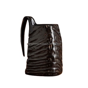 Antique and unique Design Buffalo Horn Mug Reasonable Rate Fashionable Luxury Light Weight Buffalo Horn Mug Custom Logo - Product Image 2