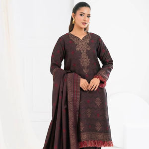 ชุดราตรีงานเลี้ยงฤดูหนาวแบบยาวคลุมพื้นสำหรับชาวมุสลิม แบบไหล่เดียว ทรงเอ ประดับลูกปัด ชุดหมั้น ผ้าเนื้อธรรมชาติ ระบายอากาศดี ดูหรูหรา - Product Image 1