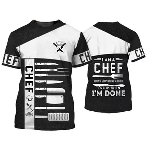 เสื้อแจ็กเก็ตเครื่องแบบเชฟใช้ได้ทั้งชายและหญิงสำหรับใช้ในครัวดีไซน์ออกแบบได้ตามที่ต้องการปักโลโก้ไว้ด้วยแขนเสื้อสั้น - Product Image 6