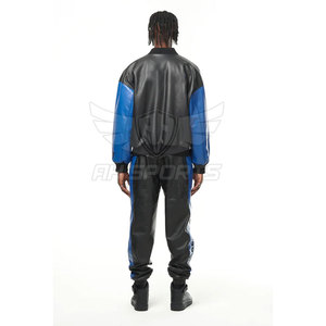 OEM en blanco personalizado calidad premium 2024 chándal hombres mujeres cuero liso moda gran oferta chándal adulto - Product Image 6