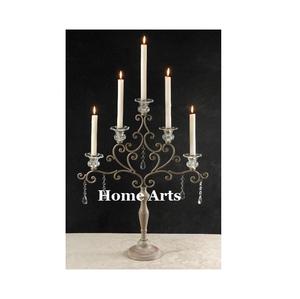 Classic Design Crystal <b>Candelabra</b> With Bestest Quality <b>Candelabra</b> <b>Black</b> Color Iron <b>Candelabra</b> For Best Selling - Product Image 5