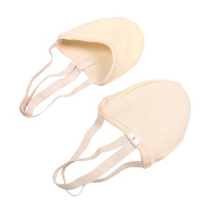 Half Sole Dance Rhythmic Gymnastic Toe Shoes Microfiber Lyrical Half Toe Shoes Half Shoes - Product Image 1