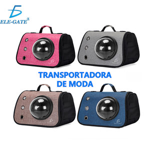 Zaino Trasportino Portatile per Animali Domestici in Tessuto Oxford, Traspirante, con Fantasia a Tinta Unita, per Cani, Ideale per Viaggi - Product Image 4