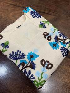 Lanzamiento de Super Hit Collection, Diseñador Kora Algodón con hilo multicolor trabajo Midi Dress. Una hermosa mezcla de elegancia - Product Image 5