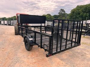 Remorque utilitaire galvanisée à essieu unique avec côtés grillagés pour le transport agricole - Product Image 3
