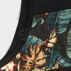 Camiseta Deportiva sin Mangas para Hombre, de Secado Rápido, al por Mayor, la Mejor Fibra de Bambú y Algodón, Transpirable, de Punto, Color Sólido, Personalizada con Estampado - Product Image 4