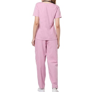Superior Stretch Breathable Cotton Healthcare Staff Clothing <b>Nursing</b> Scrub Attire Hygienic Comfort Durable Hospital Uniform - Product Image 2