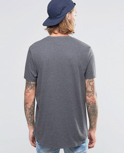T-shirt en coton biologique de luxe pour homme, 250 GSM, logo personnalisé, OEM ODM, faible MOQ - Product Image 2