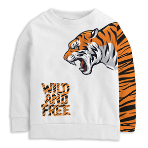 Vente en gros et à bas prix Automne et printemps Sweat-shirt ras du cou simple pour enfants à la mode pour garçons du Bangladesh - Product Image 5