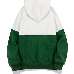 เสื้อกันหนาวแขนยาวแบบสวมหัวมีฮู้ดสำหรับผู้ชายเสื้อมีฮู้ดผ้าฟลีซนุ่มหลากสีพร้อมเชือกรูดและกระเป๋า Kange - Product Image 2