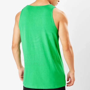 Low Price Summer Wear Men <b>Tank</b> <b>Top</b> High Quality Sleeveless Breathable <b>Knitted</b> Polyester/Cotton - Product Image 3