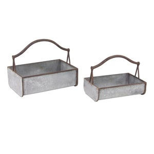 hot sale <b>Garden</b> Winds oval Planter Galvanized Metal Planters & Cast Iron Tubs best selling modern galvanized planters - Product Image 2