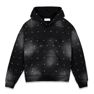 Sun Fade Sweat à capuche avec strass Pull de haute qualité personnalisé respirant 100% coton strass à capuche bases coton mélangé - Product Image 4