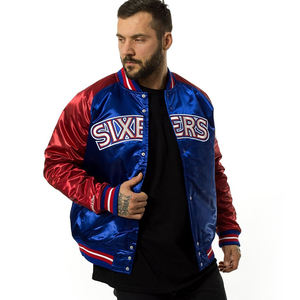 2025 personnalisé hommes Baseball Satin sport équipe veste XS taille brodé Patchwork enduit Satin taux de vente entier - Product Image 4