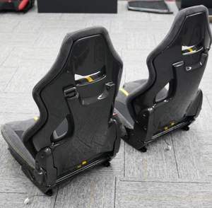 Asientos de Carreras de Lujo Originales para F8 de Fibra de Carbono con Cuero Impermeable y Tela Personalizable - Product Image 6