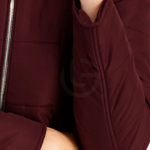 เสื้อพาร์กาผู้หญิงราคาดีที่สุด แจ็คเก็ตพัฟเฟอร์ฤดูหนาว ผ้าถักแบบเรียบ มีฮู้ด ระบายอากาศได้ดี สไตล์สตรีทแวร์ทันสมัย - Product Image 5