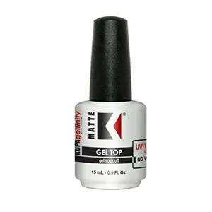 Smalto Gel UV KUPA, Top Coat Opaco e Base Coat per Nail Art, Fornitura in Bottiglia Singola - Product Image 1