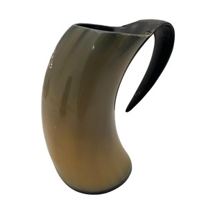 Las Mejores Tazas Clásicas Talladas en Cuerno de Búfalo con Diseño de Lobo y Símbolo Vikingo, Forma Natural, Artículos de Colección para el Hogar - Product Image 5