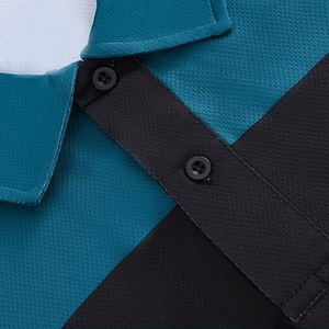 Noir séchage rapide pour polo pour hommes femmes grande taille mode imprimé coton solide motif tricoté pour le golf - Product Image 4