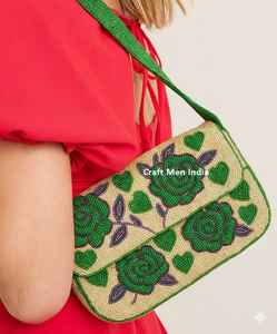 Nouveauté 2026 Sac de luxe brodé de perles, style personnalisable et sac à main Mardi Gras - Product Image 3