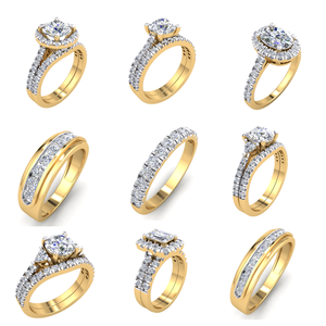 Elegante anillo clásico de oro de 18 quilates para mujer 1.51Cts VS Clarity Lab Grown EF Color Diamond Jewelry - Product Image 4