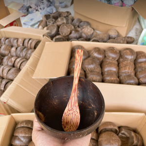 Elegante cuenco de cáscara de coco al por mayor para una decoración moderna ecológica para el hogar - Product Image 3