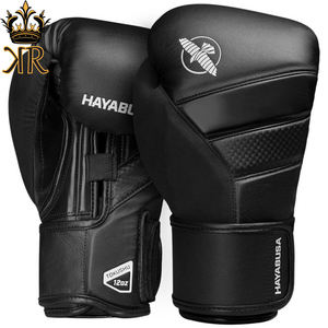 Guantes de boxeo profesionales de cuero y cuero PU de 6oz-14oz Entrenamiento deportivo Gants de Boxe para uso en el gimnasio - Product Image 2