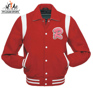 Reasonable Price Custom Design Long Sleeve Varsity <b>Jacket</b> Cotton Polyester Fabric Varsity <b>Jacket</b> For Men BY FM LOGAN <b>SPORTS</b> - Product Image 2