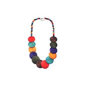 Collier de perles rondes en bois pour femmes et filles, artisanat fait main, produit le plus vendu, collier en bois très demandé - Product Image 3