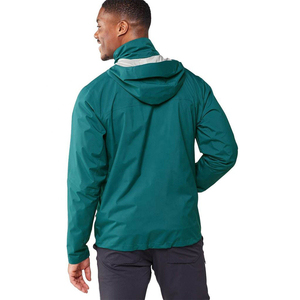 Hooded Canvas <b>Rain</b> <b>Jacket</b> <b>Lightweight</b> Durable Outerwear with Letter Pattern for Winter Seasonal Use - Product Image 4