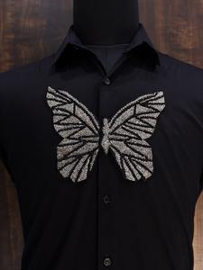 Breloque de sac en cristal perlé en forme de fraise avec boucle en nacre, fait main, imperméable, écologique - Product Image 5