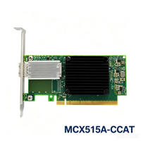 Adaptateur réseau Ethernet Mellanox Connect X-5 EN MCX515A-CCAT 100GbE QSFP28 PCIe 3.0 x16 RDMA RoCE NVMe-oF Smart NIC