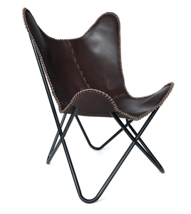 <b>Leather</b> Butterfly <b>Chair</b> - Product Image 3