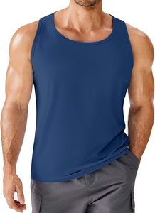 Bajo MOQ Hombres Camiseta sin mangas de calidad premium 100% algodón Nuevo diseño Transpirable Casual Fitness Ropa Venta en línea Última llegada - Product Image 3