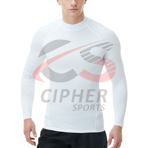 Hot Bán Người Đàn Ông Tùy Chỉnh Kích Thước Thoải Mái Nén Tập Thể Dục Nén Áo Sơ Mi Phong Cách Mới Thiết Kế Nén Áo Sơ Mi Cho Nam Giới - Product Image 1