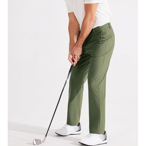 Pantalones de golf con logotipo personalizado para hombre Pantalones elásticos de diseño OEM con marca para eventos corporativos y ropa de equipo - Product Image 1