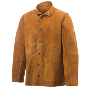Veste d'hiver pour le soudage de vêtements de travail ignifuges et imperméables avec col montant Logo avant personnalisé Fabriqué au Pakistan Vente en gros - Product Image 1