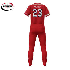 Conjuntos de uniformes de camiseta de béisbol para exteriores para jóvenes, ropa deportiva de diseño personalizado, camiseta de béisbol transpirable - Product Image 3