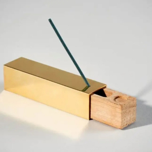 Rose Gold Hammered Square <b>Incense</b> <b>Stick</b> <b>Holder</b> - Product Image 5