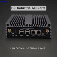 PC industriel sans ventilateur Intel J6412 double LAN double COM DDR4 jusqu'à 16 Go Mini PC compact pour contrôle d'automatisation Stock S05