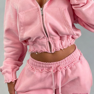 Suéteres con Logotipo Personalizado al por Mayor, Suéteres de Algodón para Mujer, Suéteres Holgados de Cuello Redondo y Manga Larga en Color Sólido - Product Image 6