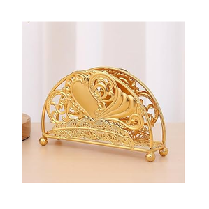 Antique Design Laiton Tissu Stand Stockage Bureau Organisateur Vaisselle Fournisseur Vente Personnalisée - Product Image 5