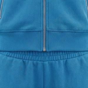 Ensemble de survêtement d'hiver 2025 pour femme, coupe classique, 100 % coton, sweat à capuche en velours avec strass personnalisés, ensemble 2 pièces sur mesure - Product Image 5