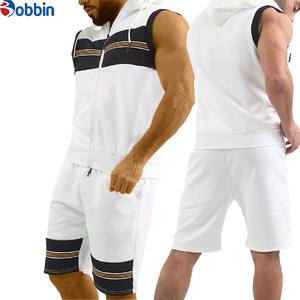 Conjunto de Sudadera con Capucha y Pantalones Cortos para Hombre, Talla Grande, Personalizado, Ropa Deportiva de Manga Corta, Conjunto Deportivo Informal de Verano - Product Image 5