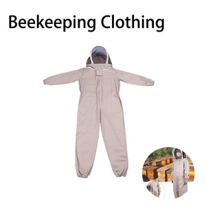 Chaqueta ventilada de 3 capas, traje de abeja con capucha transpirable para adultos, sombrero de apicultor, guantes de protección para apicultura, traje con velo - Product Image 5