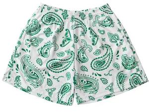 Nouvelle arrivée personnalisé partout Paisley imprimé Vintage hommes Sublimation motif Gymwear Activewear Shorts de baseball pour hommes - Product Image 4